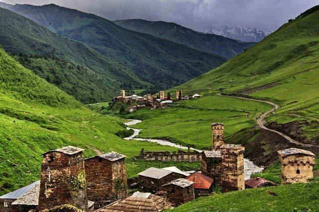 Ushguli Hotel Riho Esterno foto